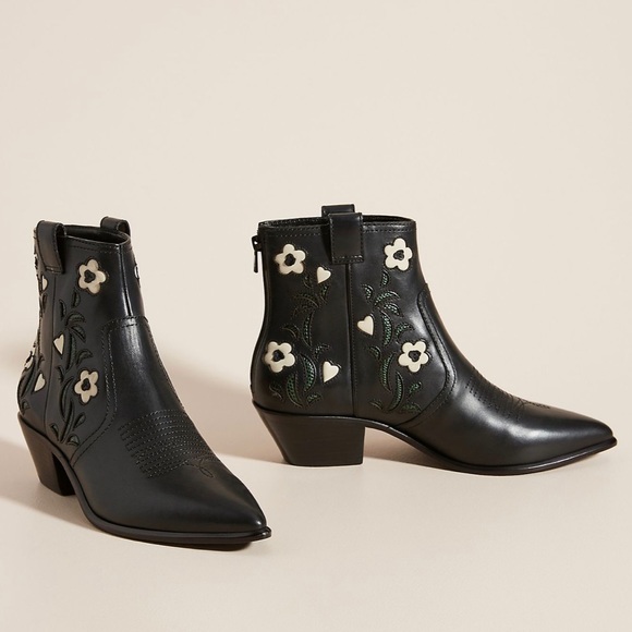 Loeffler Randall Joni Western Womens Ankle Boots - Picture 2 of 9